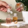 100 Pcs 1 oz Travel Bottles Clear Plastic Hand Bottle Refillable Empty Containers with Flip Caps, Portable Mini Travel Size Toiletry Bottles for Shower Gel, Face Creams, Body Lotions view 3