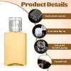 100 Pcs 1 oz Travel Bottles Clear Plastic Hand Bottle Refillable Empty Containers with Flip Caps, Portable Mini Travel Size Toiletry Bottles for Shower Gel, Face Creams, Body Lotions view 4