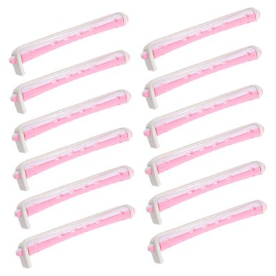 DECORNIJIA 24-Piece Hair Perm Rods Set Flexible Curling Rods for Women Cold Wave Hair Rollers