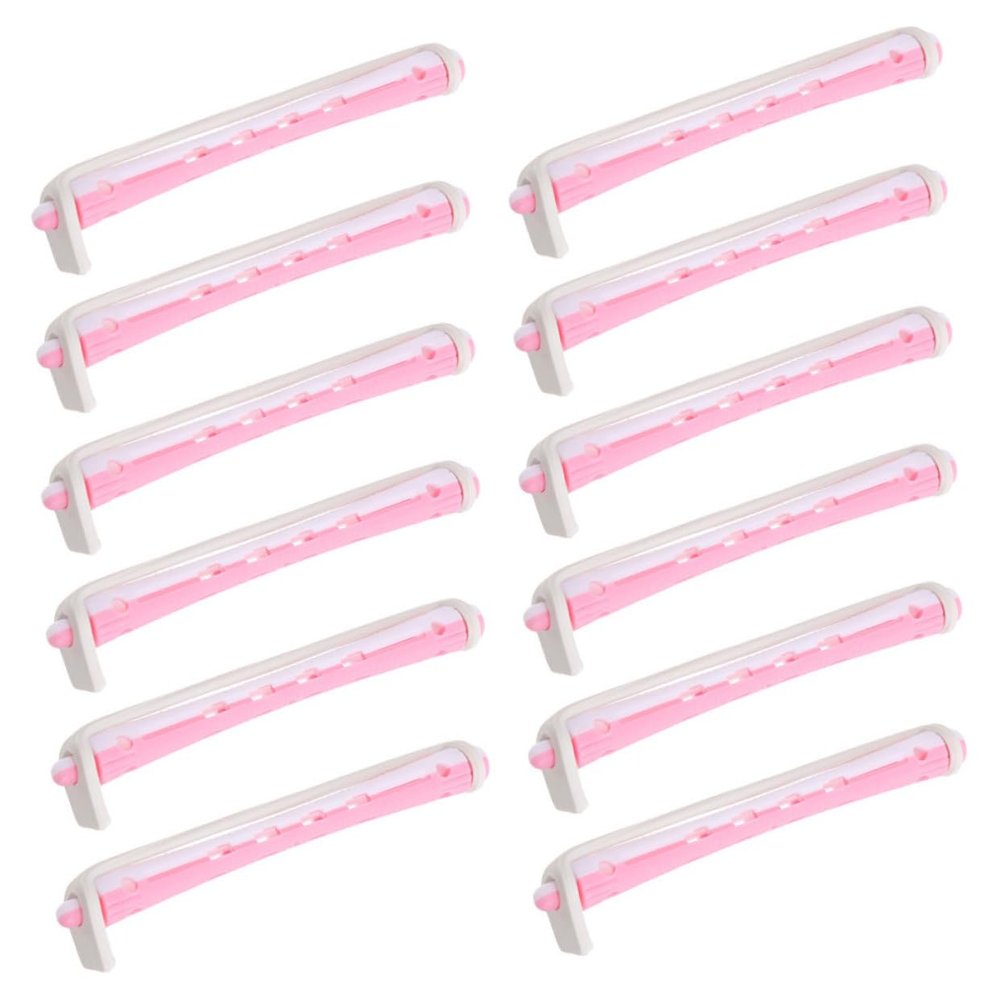 DECORNIJIA 24-Piece Hair Perm Rods Set Flexible Curling Rods for Women Cold Wave Hair Rollers