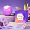 Valentines Day Birthday Gifts Set for Women Her Mom Wife Girlfriend Friend - Purple Self Care Spa Relaxation Gift Basket Set with Novelty Stainless Steel Coffee Tumbler, Lavender Candle, Bath Bomb view 3