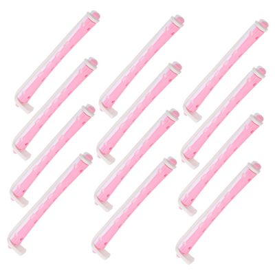 ASAKKURA 24pcs Hair Perm Rods for Women Flexible Plastic Curling Rollers Cold Wave Styling Tools for Short and Long Hair Easy to Use