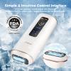 Mithlux IPL Laser Hair Removal Device for Women and Men, At-Home Hair Removal System with Sapphire Contact Surface and Cooling, Gentle on Skin, for Face, Legs, Underarms and Bikini view 3