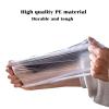 100PCS Disposable Shower Caps, Plastic Clear Hair Cap Large Thick Waterproof Bath Caps for Women & Men Unisex Reusable Travel Essentials for Deep Conditioning, Hair Treatment, Hotel, Spa, and Home Use view 3
