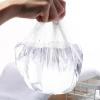 100PCS Disposable Shower Caps, Plastic Clear Hair Cap Large Thick Waterproof Bath Caps for Women & Men Unisex Reusable Travel Essentials for Deep Conditioning, Hair Treatment, Hotel, Spa, and Home Use view 4