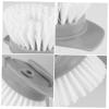 QUMIIRITY 8Pcs Long Handle Cleaning Brush Heads Replacement Set for Kitchen and Bathroom Strong Bristles for Pots Pans Dishes Easy to Clean for Tidy Spaces view 4