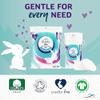 Lil-Lets Baby Cotton Wool Oval Pads, x 250 (5 Packs of 50 Ovals), Certified Organic, 100% Pure Cotton Wool, Soft and Absorbent, Gentle on Baby's Skin, Dermatologically Tested, Ideal for Newborns view 2