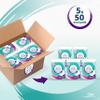 Lil-Lets Baby Cotton Wool Oval Pads, x 250 (5 Packs of 50 Ovals), Certified Organic, 100% Pure Cotton Wool, Soft and Absorbent, Gentle on Baby's Skin, Dermatologically Tested, Ideal for Newborns view 3