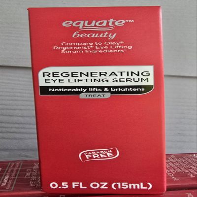 Equate Beauty Regenerating Eye Lifting Serum, Paraben Free, 0.5 fl oz, Noticeably Lifts and Brightens