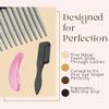 6PCS Eyelash Comb Set, 2 Folding Lash Combs (Style 1), 3 Folding Lash Combs (Style 2), 1 Regular Lash Separator, Fine Tooth Design for Clump-Free Mascara and Precise Eye Grooming view 4