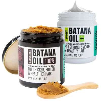 Batana Oil for Hair Growth, Unrefined + Ivory | Authentic & Natural Formula for Fuller, Thicker, Healthier Hair