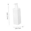 HOMOCONO 2 Pcs Refillable Lotion Storage Bottle Transparent Plastic Liquid Container for Shower Gel Shampoo and Conditioner Airtight Leak Portable Design view 2