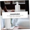 HOMOCONO 2 Pcs Refillable Lotion Storage Bottle Transparent Plastic Liquid Container for Shower Gel Shampoo and Conditioner Airtight Leak Portable Design view 4