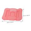 EPIGEIST 1pc Inflatable Bathtub Cushion with Suction Cups Water Injection Seat Pillow for Comfortable Bathing Multifunctional Cushioned Mat Pink view 2