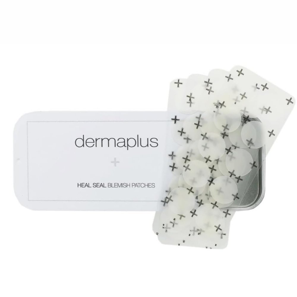 DermaPlus Heal Seal Blemish Patches Made in USA Designed by Award-Winning Spa Owner 100% Medical-Grade Hydrocolloid Acne Treatment (40 Patches)