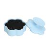 2PCS Silicone Makeup Brush Cleaning Sponge, Portable Multifunctional Mat with Textured Pattern, Effective Brush Color Removal for Thorough Cleaning, Includes Suction Cup Cover view 3