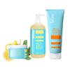 Bliss Body Summer Trio: Blood Orange and White Pepper Body Butter, Lemon and Sage Soapy Suds Body Wash and Satin-Skin Body Polish view 1