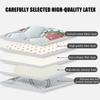 LDLCYCN Whiteb(s),180 * 60cm, Memory Foam Beauty Salon Bed Mattress Thicken 5Cm Spa Bed Mattress Topper Massage Table Pad with Elastic Band Non-Slip Lash Bed Cushion Square/Round/Trapezoidal Head view 4