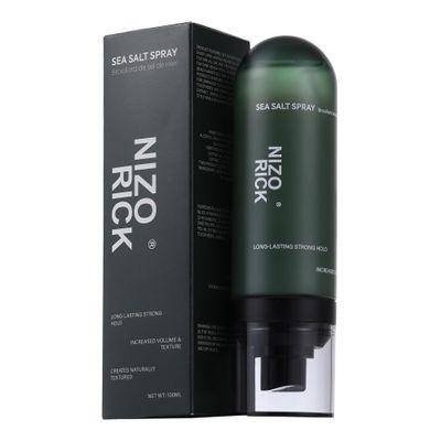NIZORICK Sea Salt Spray for Men 100ml, Texturizing Salt Water Spray for Hair Volume, Beach Waves & Matte Finish, No Crunch or Sticky Residue, with Sea Salt & Vitamin E, All Hair Types, 3.4 fl oz