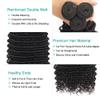 Raw Loose Deep Wave Bundles Human Hair Natural Black Color 22 22 22 Inch Brazilian Unprocessed Virgin Hair Extensions view 3
