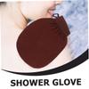 LRXIYODE Exfoliating Shower Mitt Dead Skin Remover for Body Gentle Faux Exfoliator Glove Stylish and Easy to Clean Bath Scrubber view 4