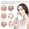 Blackhead Remover Pore Vacuum,Facial Pore Cleaner-6 Suction Power,3 Adjustable Suction Levels,USB Rechargeable Blackhead Vacuum Kit Electric Acne Extractor Tool for Women & Men (White) view 2