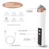 Blackhead Remover Pore Vacuum,Facial Pore Cleaner-6 Suction Power,3 Adjustable Suction Levels,USB Rechargeable Blackhead Vacuum Kit Electric Acne Extractor Tool for Women & Men (White) view 4