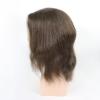 13inch Long Mens Hair Replacement System Human Hair Toupee for Men French Lace Front Male Hair Pieces Protesis Capilar Hombre 0.08mm Thin Skin Pu Single Knot Men's Hairpiece 8x10 Inch #4 Medium Brown view 4
