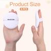6 PCS Thick Powder Puff for Makeup, 3.15 Inch Large Body Powders Puffs, White Makeup Powder Puff for Talcum and Loose Powders view 2