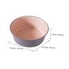 Didiseaon Multifunctional Foot Washbasin Face Washing Basin Stylish Dual Color Design Pink Purple Medium for Kitchen Sink Home Use Pedicures Practical Compact Wash Tub for Convenience view 2