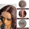 13X6 HD Lace Front Wig Synthetic Curly Pre Plucked With Baby Hair & Bangs For Women OT-30 24 Inch view 3