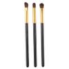 3Pcs Eyeshadow Brushes, 5x0.4" Professional Synthetic Eye Shadow Brush, Portable Makeup Brushes For Blending Eyeshadow, Eyeliner, Crease, Eyebrow view 1