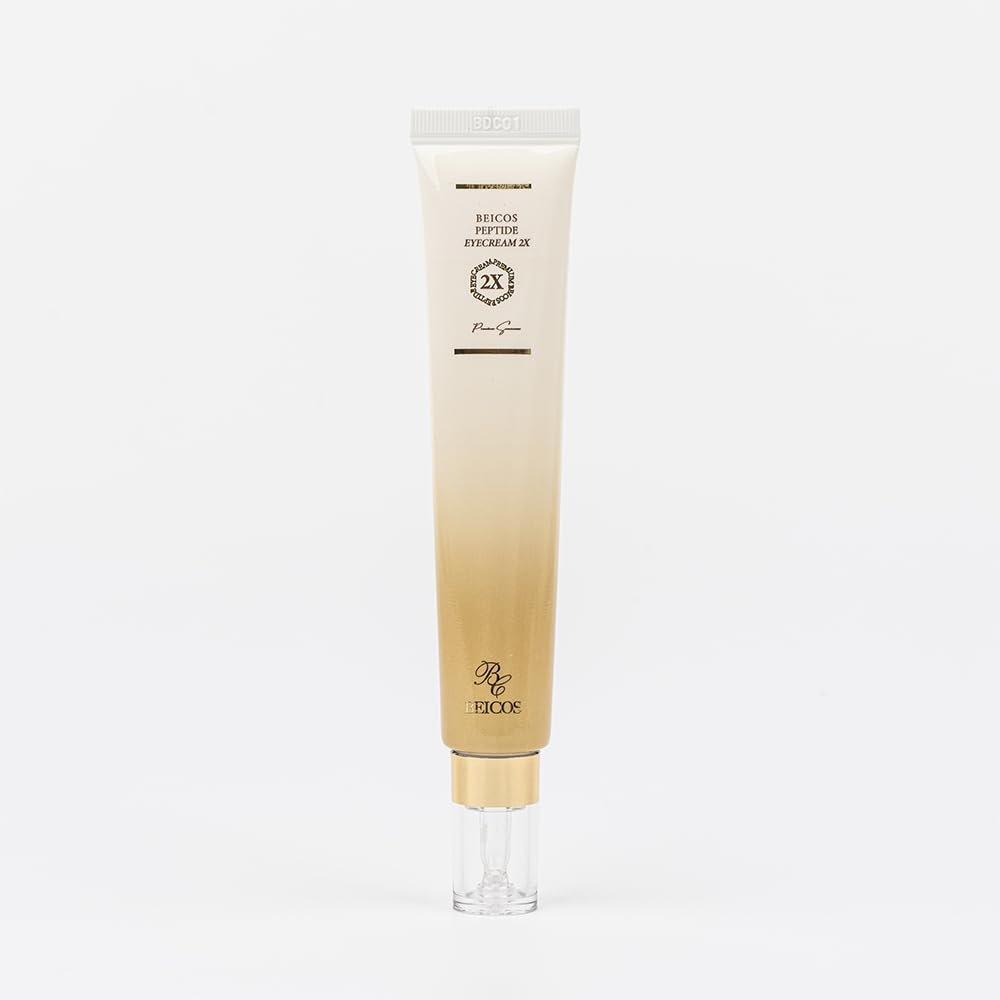 BEICOS Peptide Eyecream 2X (1 fl.oz) Firming & Hydrating Eye Treatment for Fine Lines and Dark Circles