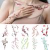 10 Sheets Flower Temporary Tattoos Floral Fake Tattoo Stickers Adult Floral Tattoo Sticker, Fake Tattoos That Look Real And Long Lasting Tattoo Sticker Waterproof Tattoos view 1