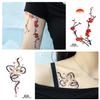 10 Sheets Flower Temporary Tattoos Floral Fake Tattoo Stickers Adult Floral Tattoo Sticker, Fake Tattoos That Look Real And Long Lasting Tattoo Sticker Waterproof Tattoos view 4