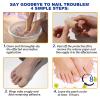 2Pack Toenail Treatment Extra Strength - 64 Pcs Nail Patches, 8-Hrs Overnight Nail Repair, Safe for Sensitive Skin, Easy to Apply view 4