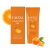 Facial Exfoliating Gel, Orange Exfoliating Gel Scrub - Deep Cleansing Moisturizing & Rejuvenating, Remove Blackheads, Vitamin C Face and Body Skin Repair, All Types Skin view 1