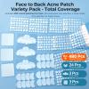 TKTK Pimple Patches for Face, 6 Sizes Hydrocolloid Acne Patch Variety, Large Acne Stickers for Cheeks, Forehead, Chin, Nose, Back Blemishes Zit Breakouts (4 Shapes 510 Count) view 4