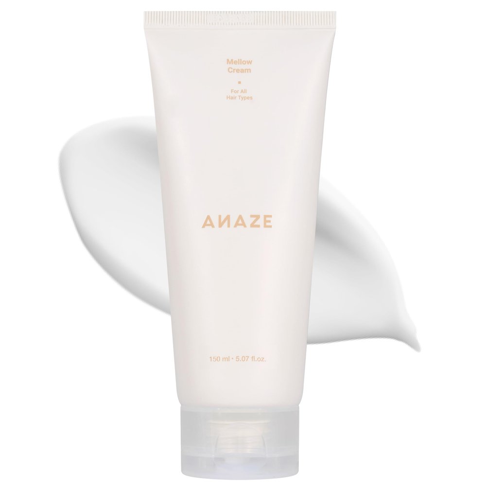 ANAZE Mellow Cream Hair Treatment 150 ml Leave-In Conditioner for Deep Moisture & Damage Repair, Instant Results on Dry, Frizzy, and Color-Treated Hair