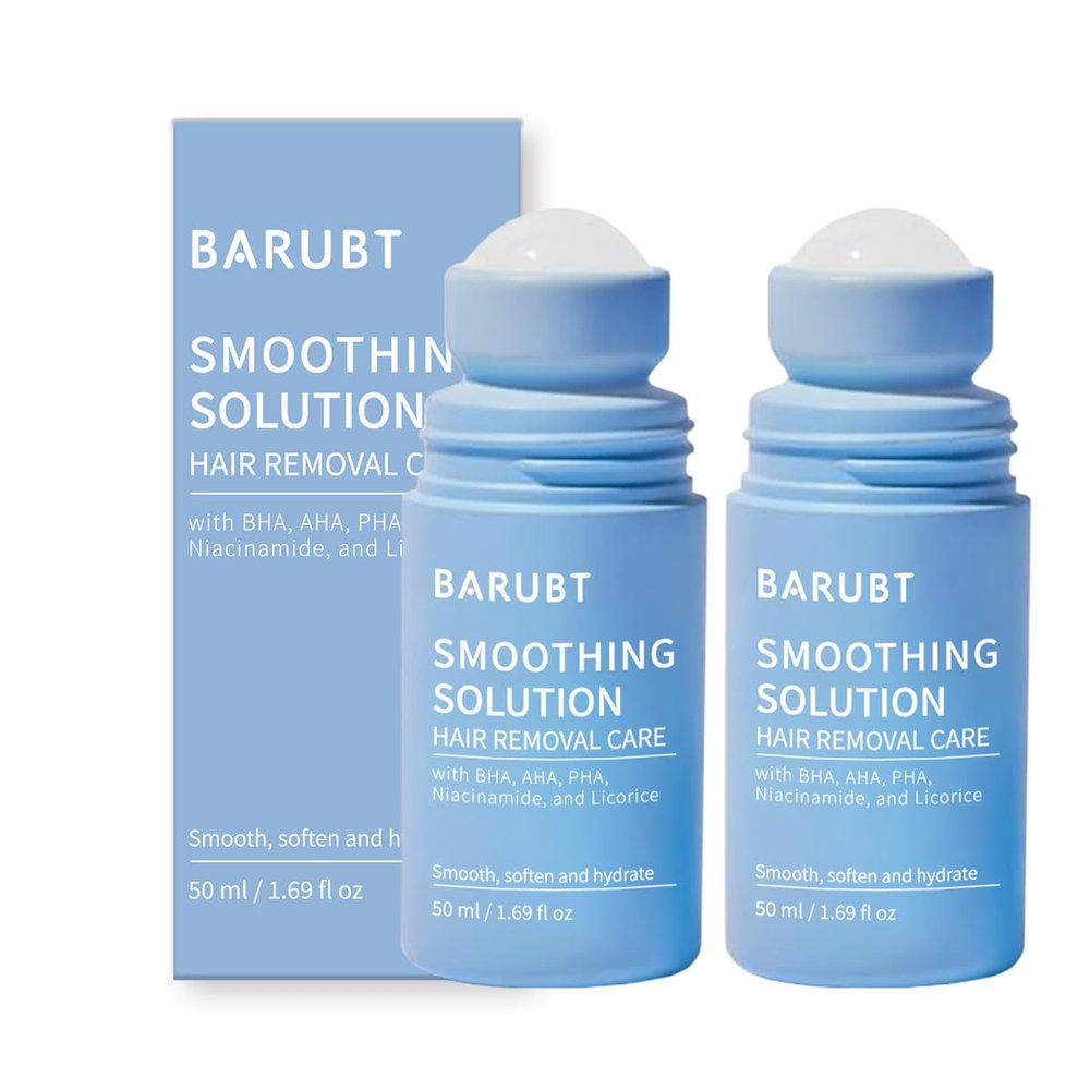 Razor Bump and Ingrown Hair Treatment, Smoothing Solution Ingrown Hair Serum, Suitable for Women and Men(2pcs)