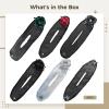 6 Pcs Elegant Floral Hair Bun Accessories, Quick Roll Twist Mesh Tool For Thick Hair, Wedding Chiffon Rose Clips For Formal Styles view 3