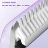 cjc 3-in-1 Electric Shaver for Women, Rechargeable Wet Dry Lady Electric Razor, Bikini Shaver for Legs Body Hair, Gift for Womens Bikini Trimmer IPX6 Waterproof Purple view 2