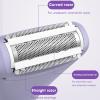 cjc 3-in-1 Electric Shaver for Women, Rechargeable Wet Dry Lady Electric Razor, Bikini Shaver for Legs Body Hair, Gift for Womens Bikini Trimmer IPX6 Waterproof Purple view 3