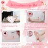 4 Pairs Paraffin Wax Gloves & Socks Set - Rose Scented at-Home Spa Intensive Moisturizing Therapy, Autumn Winter Night Care for Dry Cracked Rough Skin, Hand Foot Deep Hydration Softening Treatment view 4