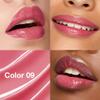 Bright Rose Pink Tinted Lip Balm, Hydrating Sheer Soft Matte Finish Lipstick for Women, Creamy Natural Color Lip Tint Balm Lightweight And Non-greasy Lip Glow Long Lasting Waterproof for Dry Lips 09# view 3