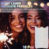 10Pcs Face Makeup Patches, Glitter Freckles Face Tattoo for Teenagers & Young Women, Sparkle Freckles Makeup Patches, Waterproof Face Glitter Freckles for Christmas (10PcsA Holographic Multicolor) view 2