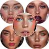 10Pcs Face Makeup Patches, Glitter Freckles Face Tattoo for Teenagers & Young Women, Sparkle Freckles Makeup Patches, Waterproof Face Glitter Freckles for Christmas (10PcsA Holographic Multicolor) view 3