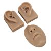 NOENNULL 3D Nose and Ear Model - Silicone Piercing and Suture Practice Kit with Realistic Anatomy for Medical Training, Practice and Demonstration (Deep Skin Tone) view 3