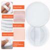 2.36 Inch Setting Puff Pads Round, 12 Pieces Powder Puffs, Soft Face Compact Powder-Puffs, Round Velour Face Makeup Powder-Pads, Powder-Puff Pads with Ribbon, Puff Pad for Loose-Powder Setting-Powder view 3
