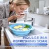 Foldable Silicone Face Ice Bath Bowl with Built-in Ice Tray, Cold Plunge Therapy for Skin Tightening, Puffiness Reduction & Acne Relief, Portable Spa Tool for Home & Travel (Blue) view 3